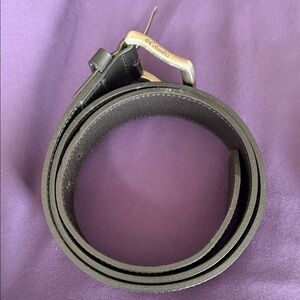 Columbia Black Leather Men's Belt